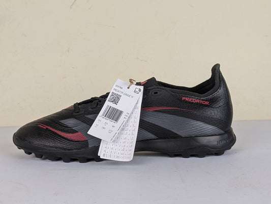 adidas Predator League TF Stealth Victory - Core Black/Grey Four/Lucid Red