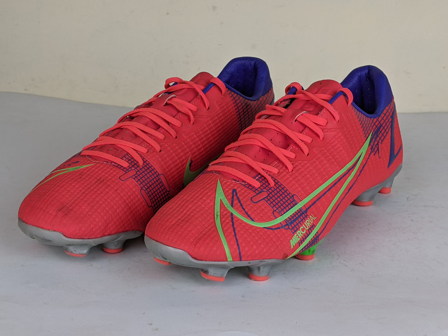 Nike Mercurial Vapor 14 Academy MG Spectrum - Bright Crimson/Metallic Silver