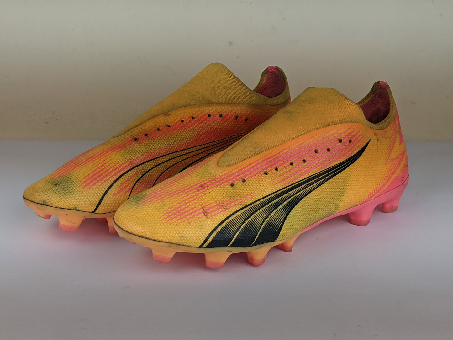 PUMA Ultra Match FG/AG Forever Faster - Sun Stream/PUMA Black/Sunset Glow
