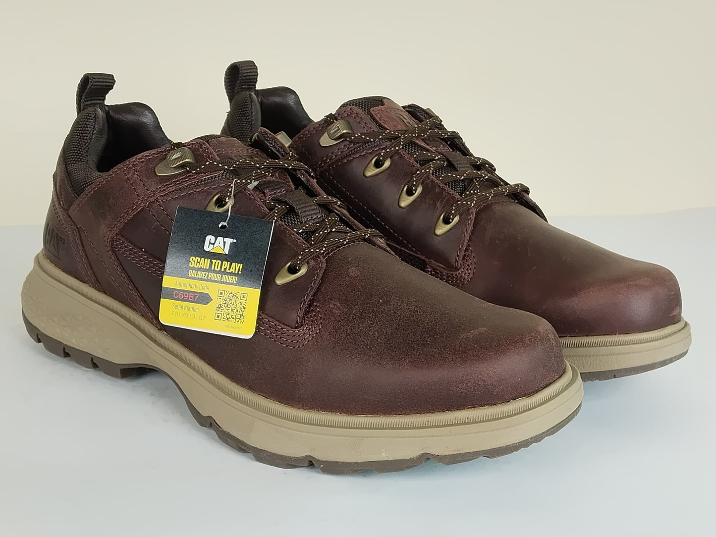 Caterpillar Outrider Low Brown Stone (Brand New)