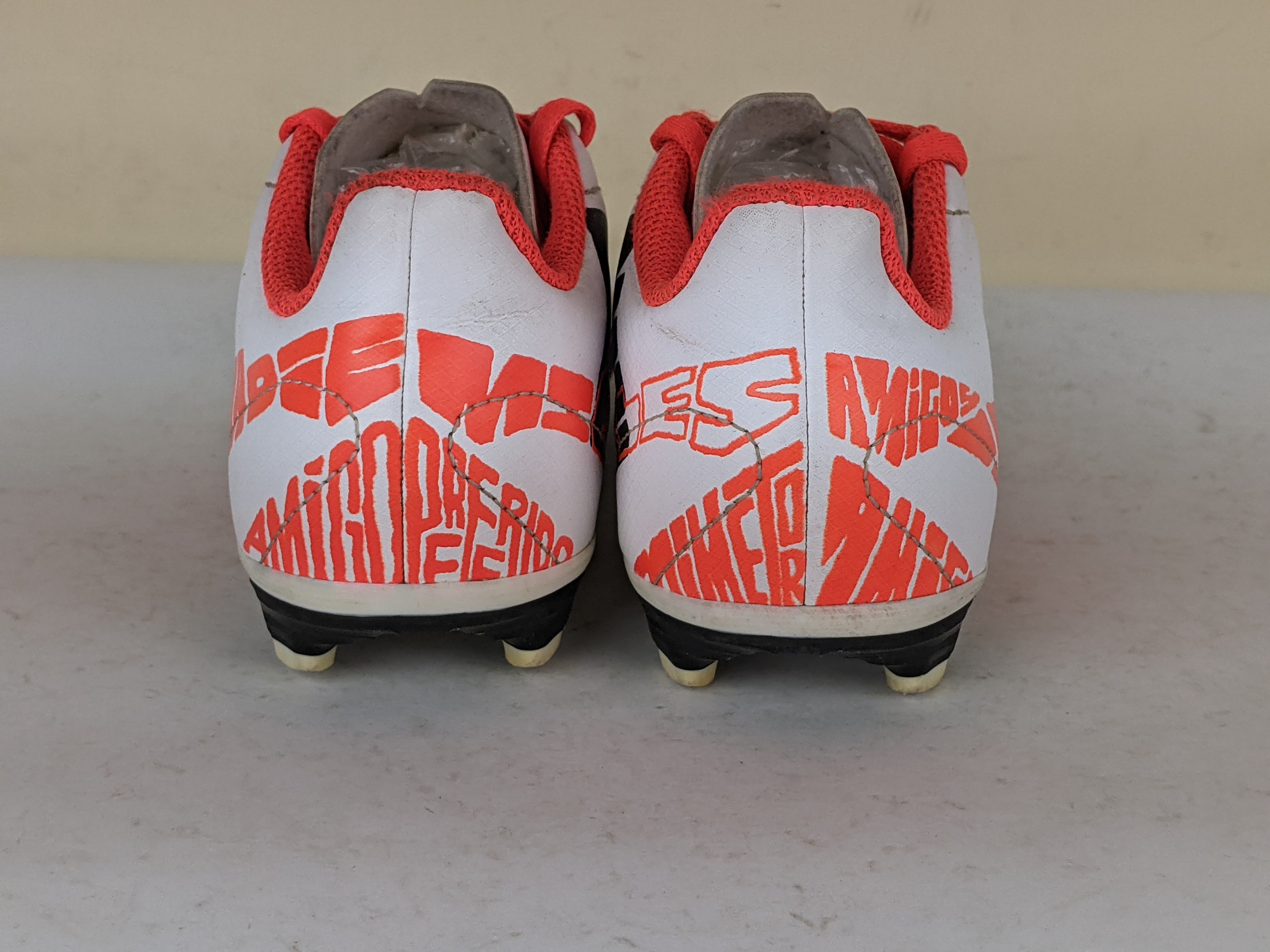 adidas X Speedportal Messi .4 FxG Balon te Adoro - Footwear White/Core Black/Solar Red Kids