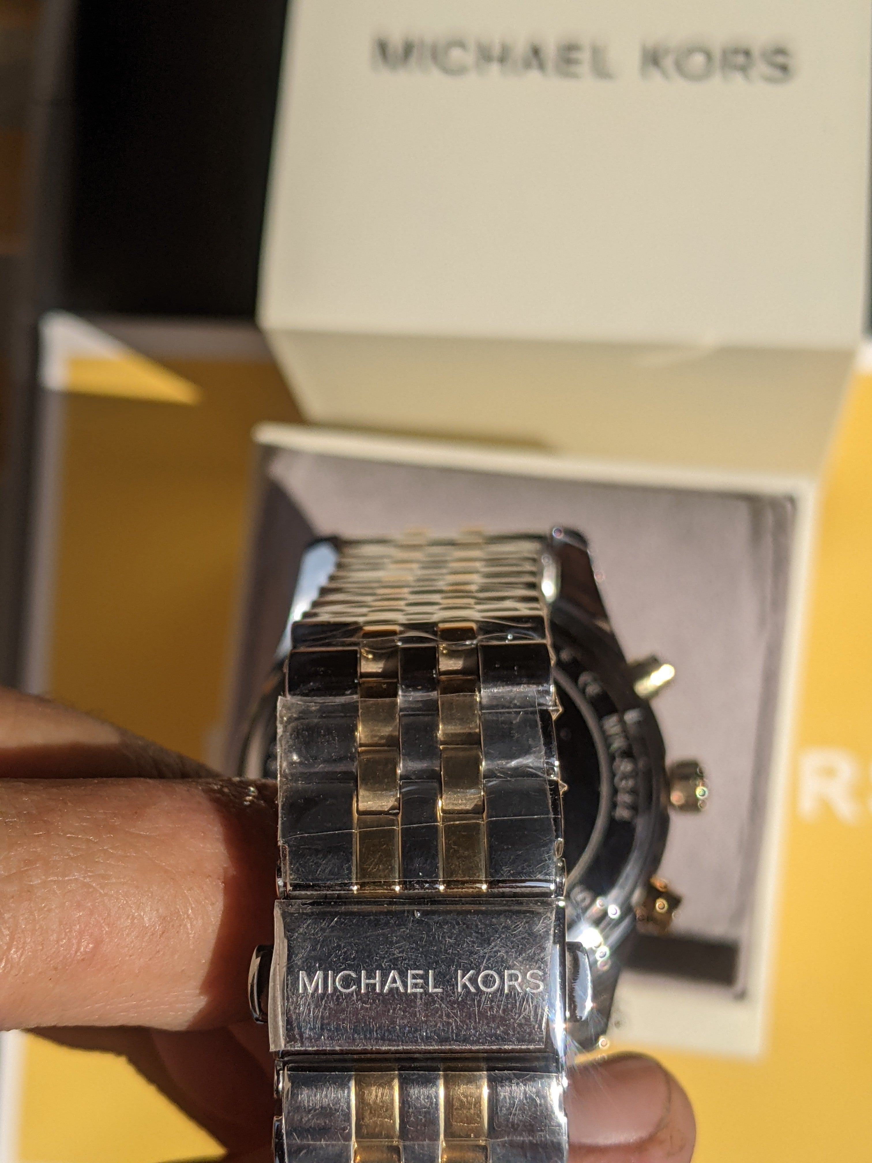 Michael Kors Men's Chronograph Lexington Two-Tone Stainless Steel Watch MK8344