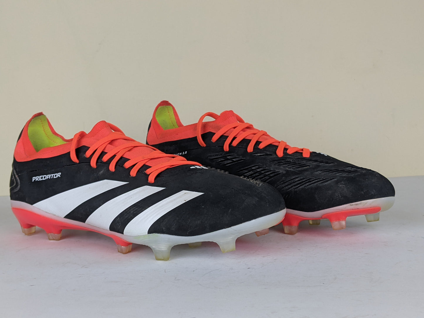 adidas Predator Pro FG Solar Energy - Core Black/Footwear White/Solar Red