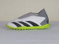 adidas Predator Accuracy .3 Laceless TF Crazyrush - Footwear White/Core Black/Lucid Lemon Kids