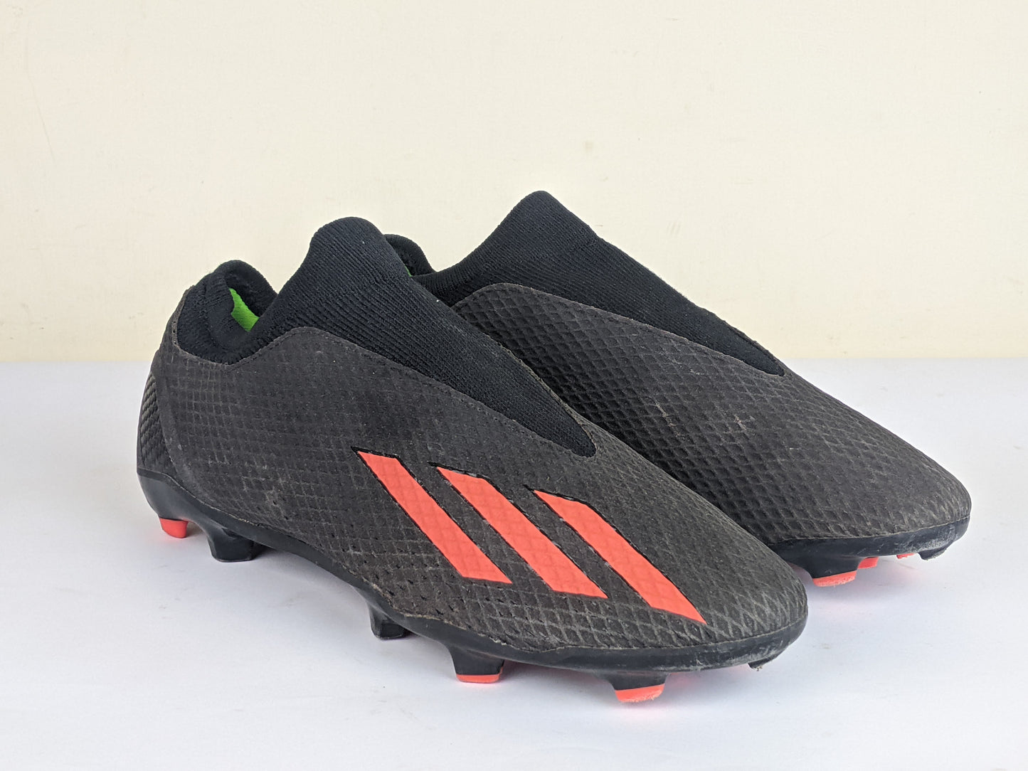 adidas X Speedportal .3 Laceless FG Nightstrike - Core Black/Solar Red/Solar Green
