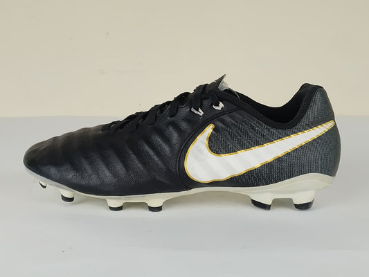 Nike Tiempo Ligera 4 FG Pitch Dark - Black/White