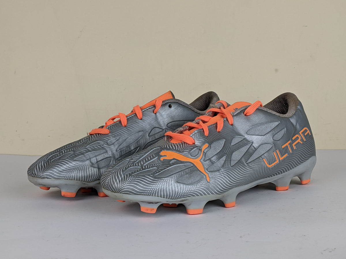 Puma Ultra 4.4 FG Jr 'Silver/Orange