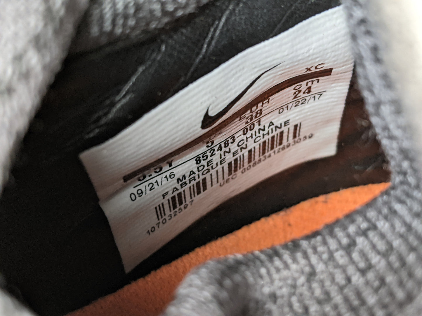 Nike Mercurial Superfly V CR7 Chapter 4 FG - Cool Grey/Orange Kids