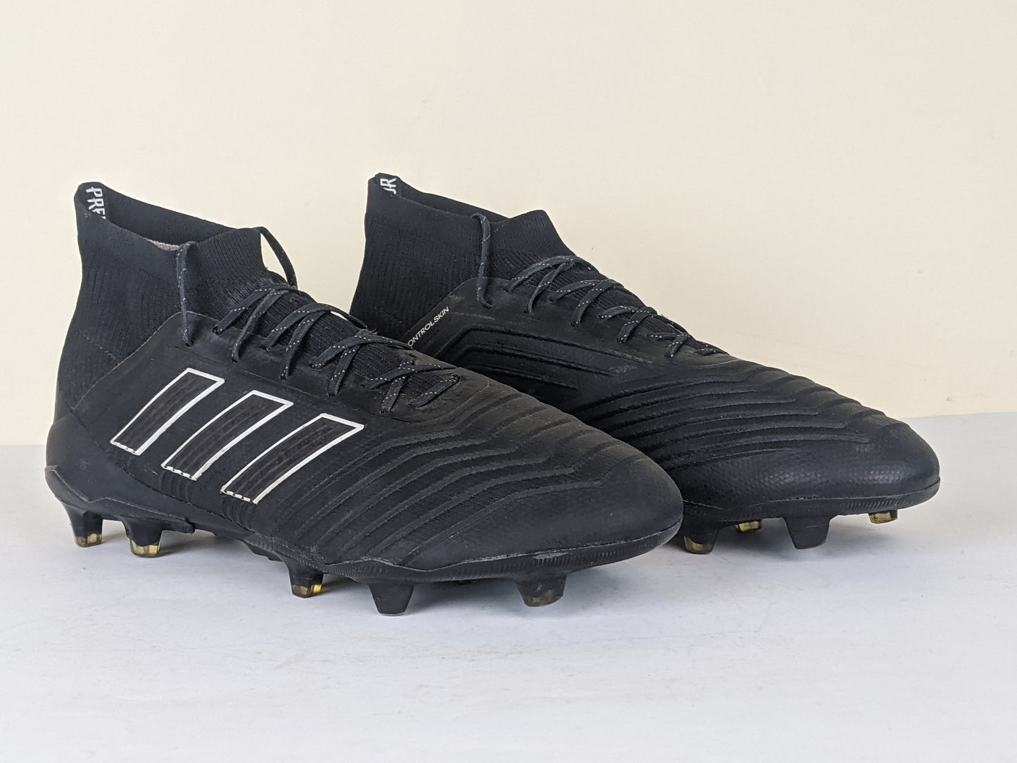 adidas Predator 18.1 FG/AG Shadow Mode - Core Black/Footwear White