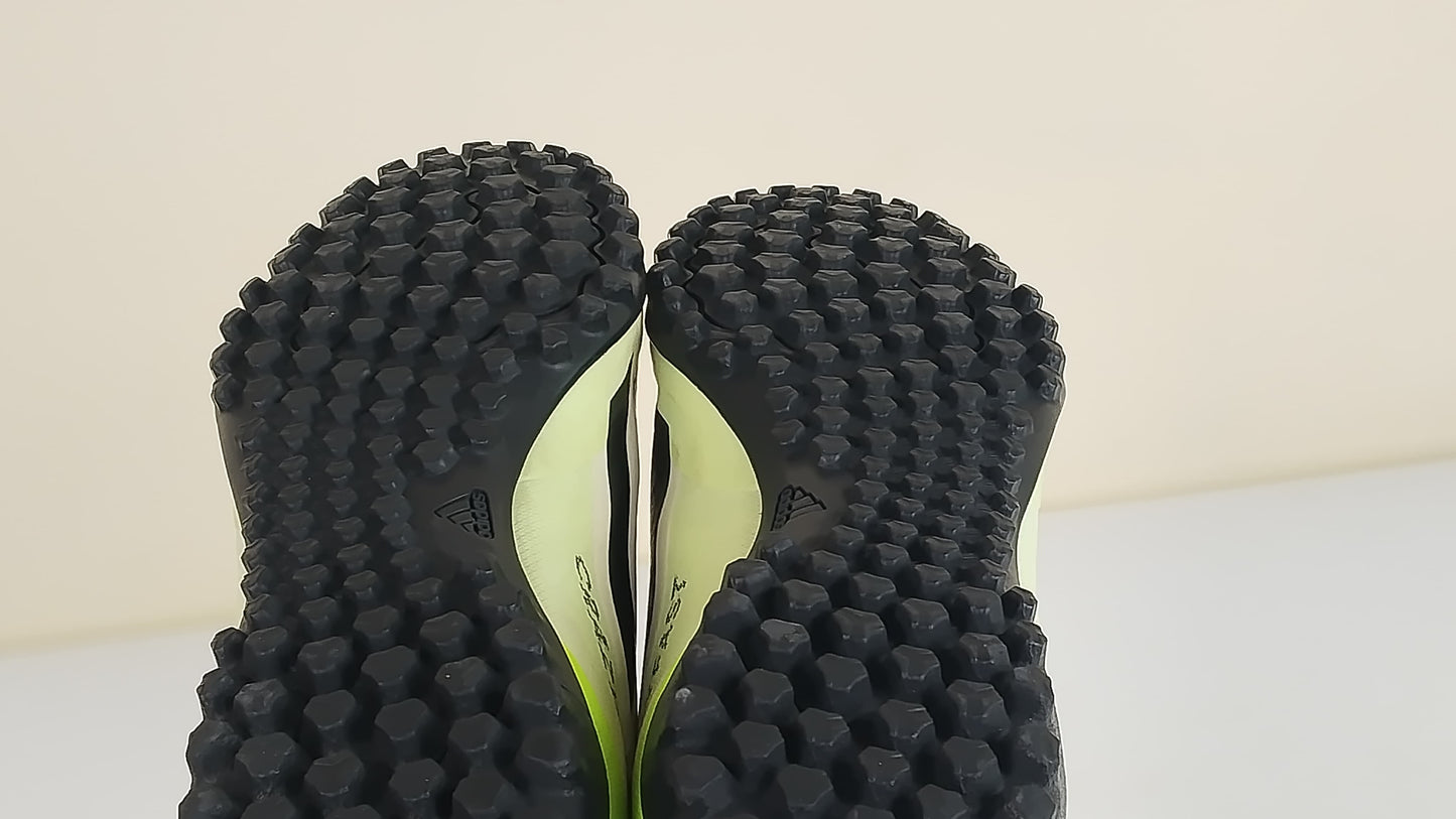 adidas X Crazyfast .4 TF Crazyrush - Footwear White/Core Black/Lucid Lemon