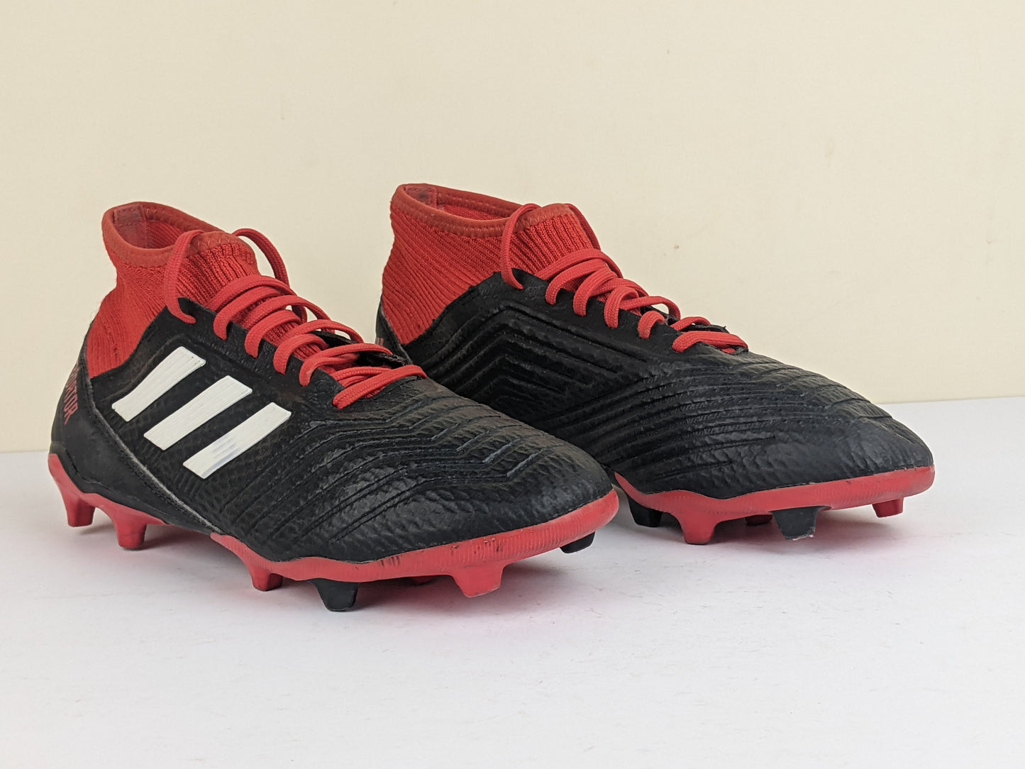 adidas Predator 18.3 FG/AG Team Mode - Core Black/Footwear White/Red