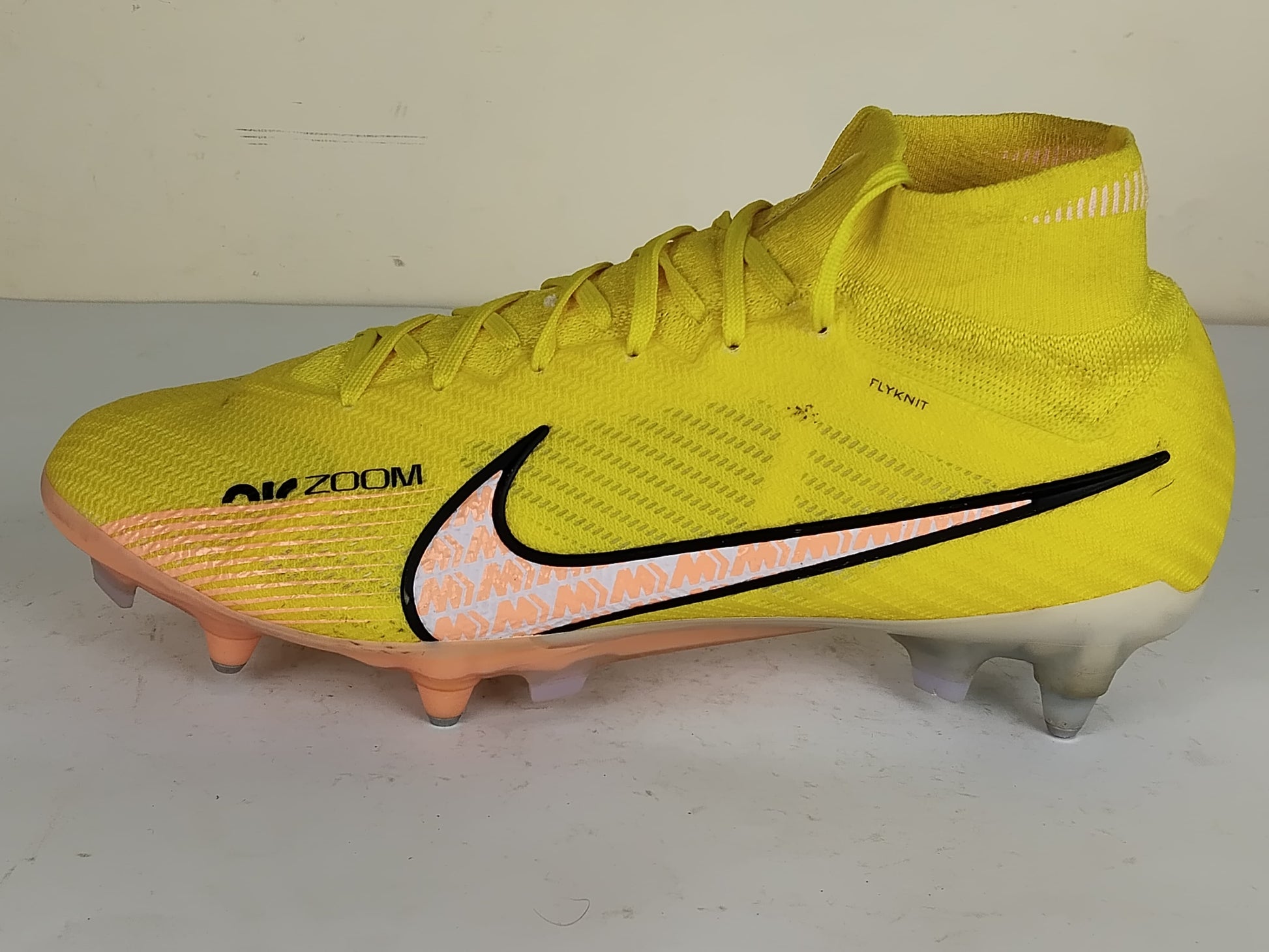 Nike Air Zoom Mercurial Superfly Elite 9 SG-PRO Anti-Clog Lucent - Yellow Strike/Sunset Glow/Barely Grape (Brand New)