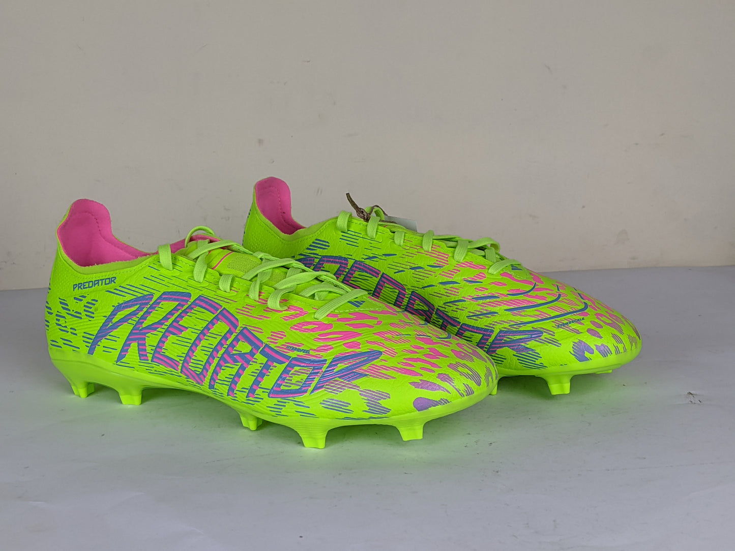 adidas Predator League FG/AG Mystic Victory - Lucid Lemon/Lucid Pink/Blue Fusion (Brand New)