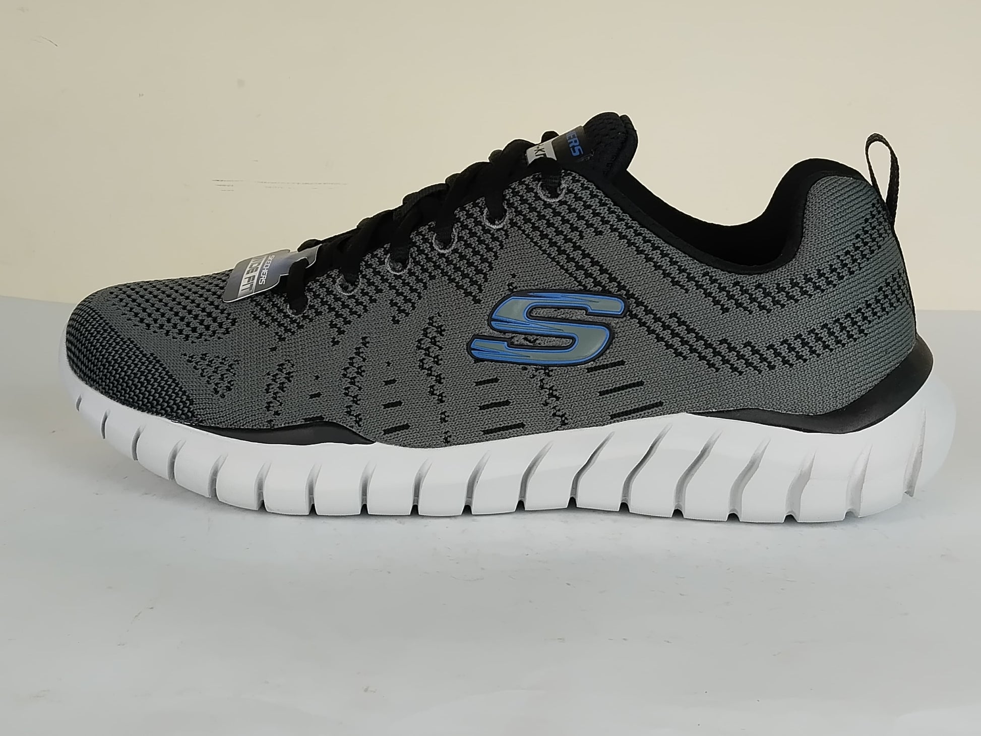 Skechers Overhaul Debbier Wide Walking Shoe 'Charcoal Black' (Brand New)