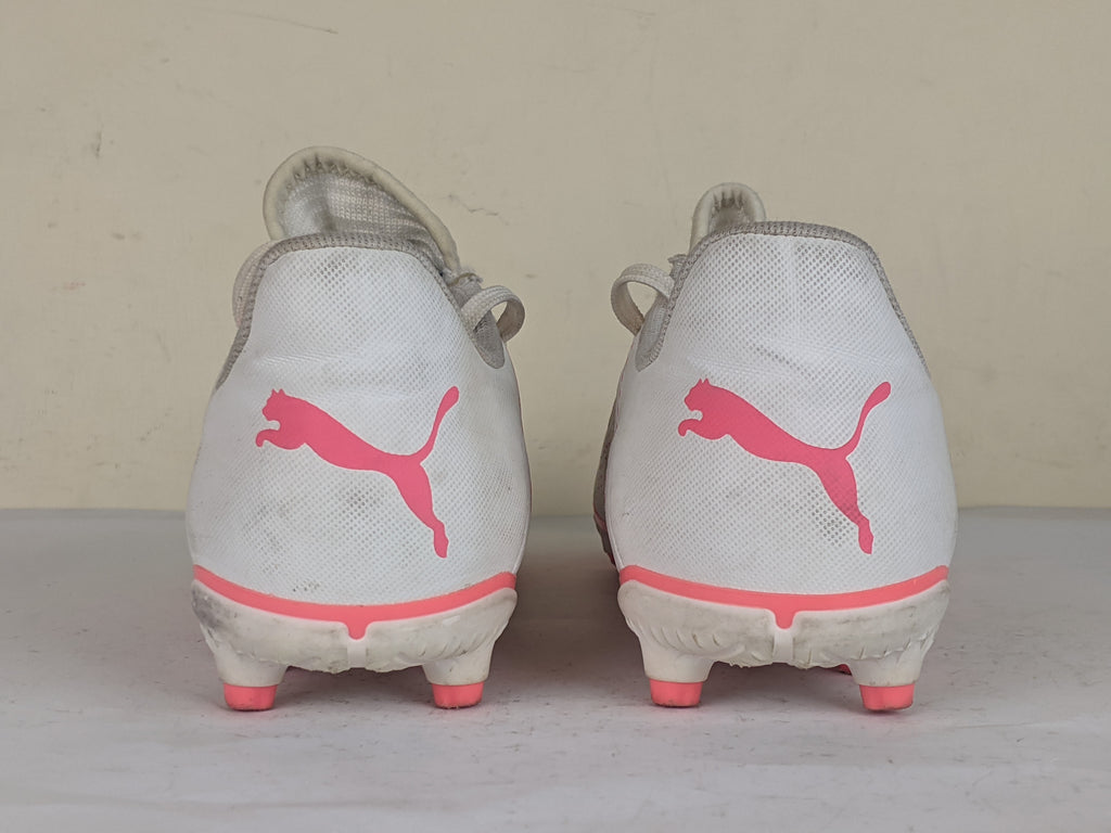 PUMA Future Play FG/AG Breakthrough - PUMA White/Fire Orchid Kids