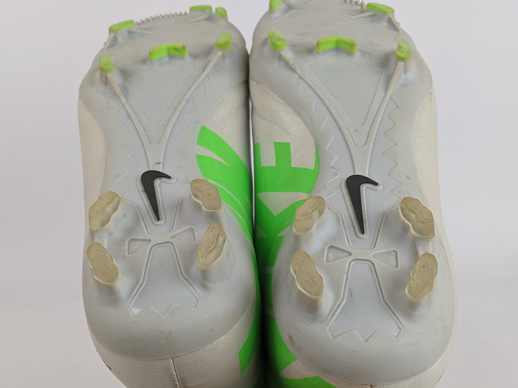 Nike Mercurial Victory IV FG Metallic Platinum/Black-Electric Green