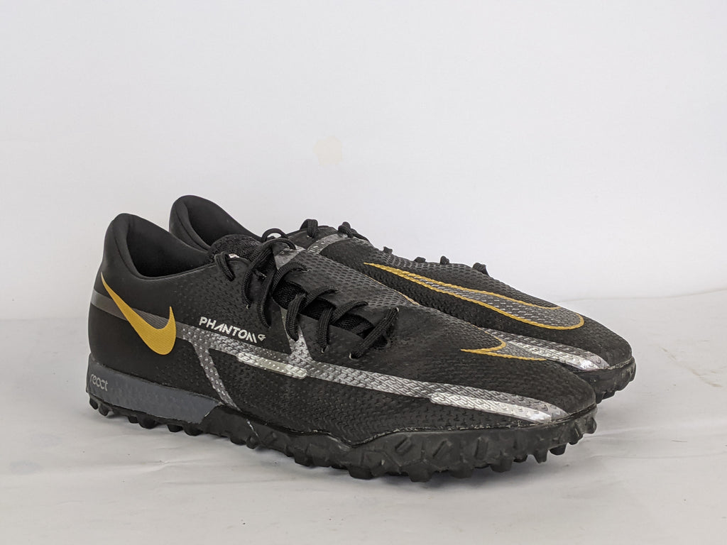 Nike Phantom GT 2 Pro TF Shadow - Black/Metallic Dark Grey/Metallic Gold