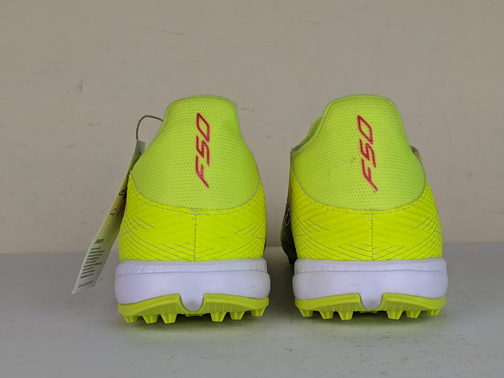 adidas F50 League Laceless TF Born For Goals - Solar Yellow/Core Black/Lucid Red (Brand New)