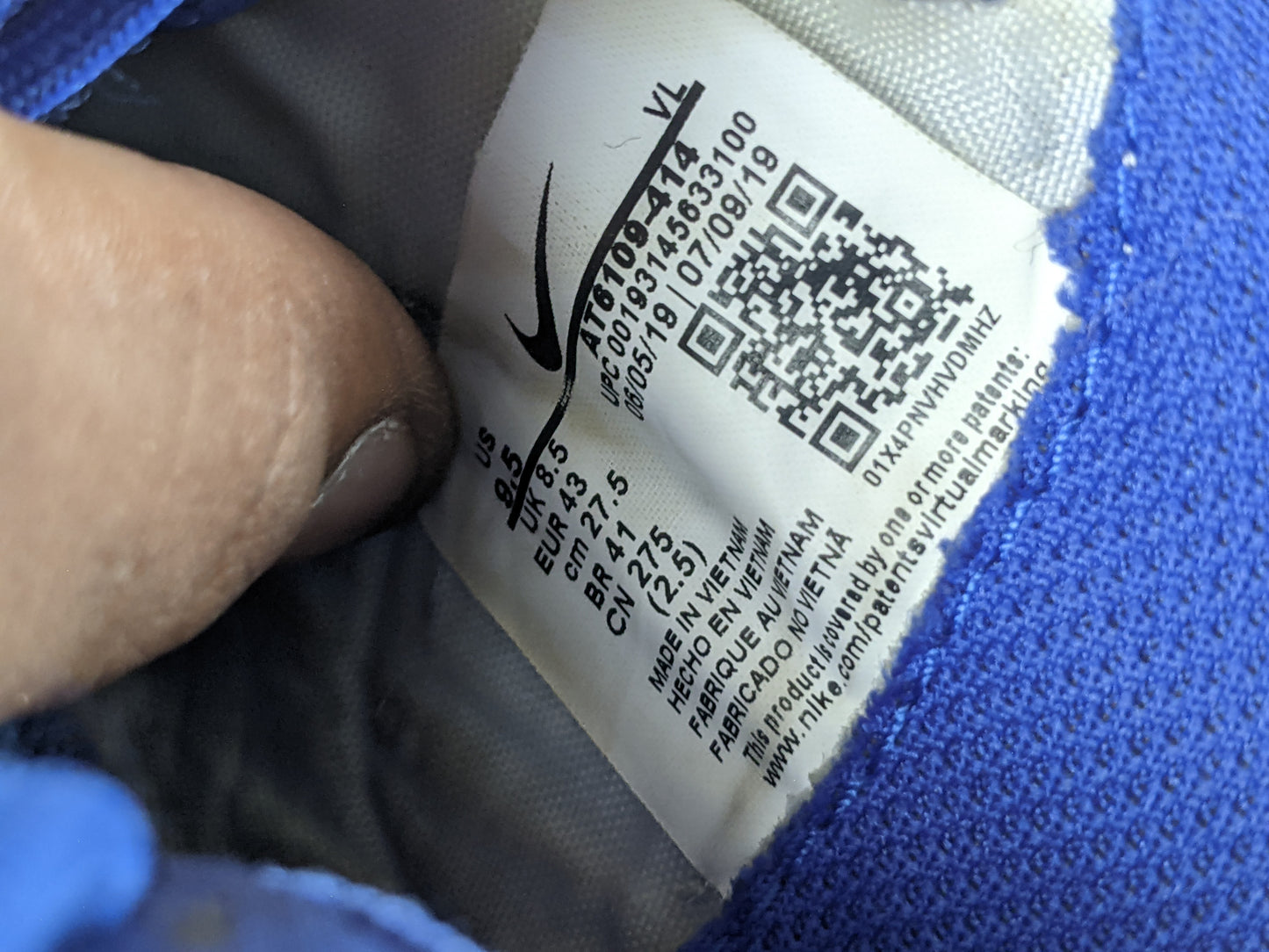 Nike Tiempo Legend 8 Club TF 'Blue