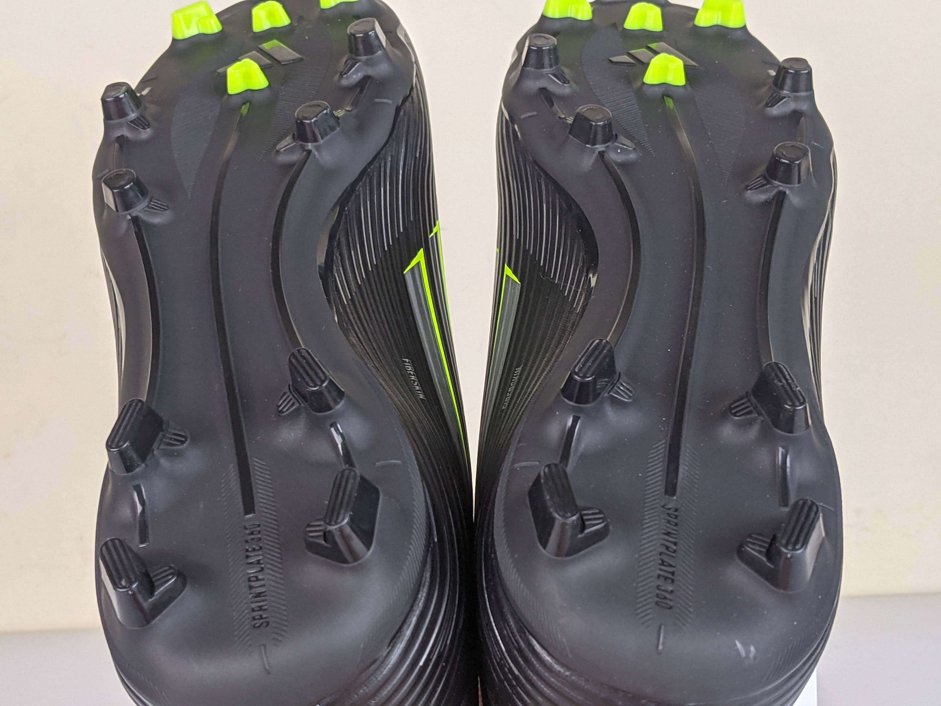 adidas F50 League FG/AG Electric Stealth - Core Black/Iron Metal/Lucid Lemon (Brand New)