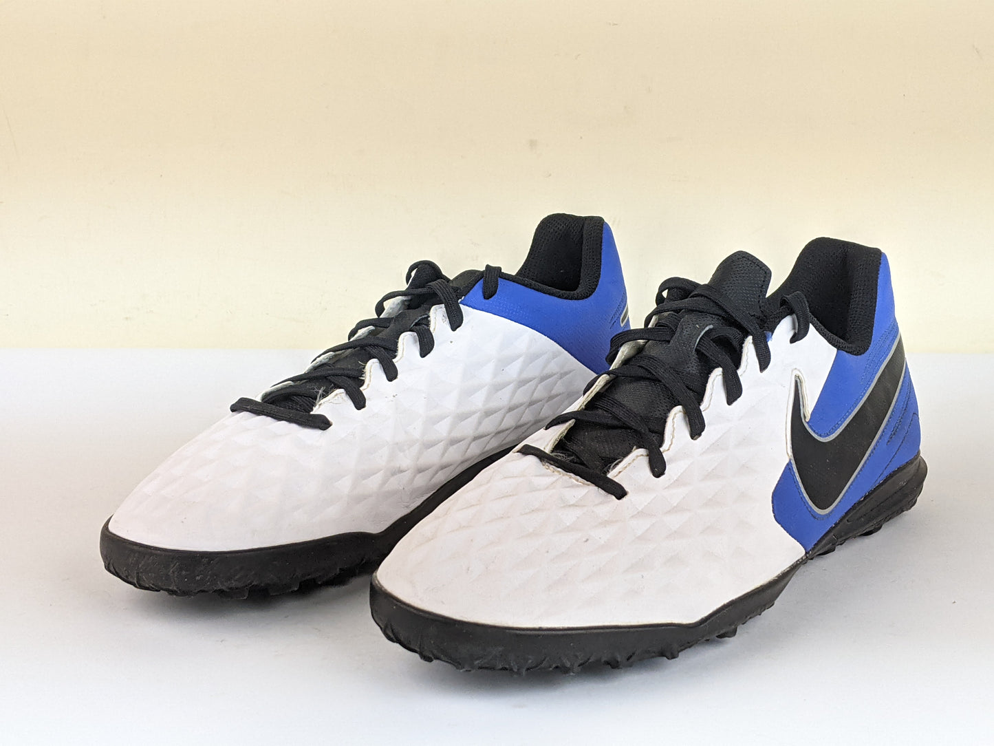 Nike Tiempo Legend 8 Club TF Daybreak - White/Black/Hyper Royal/Metallic Silver