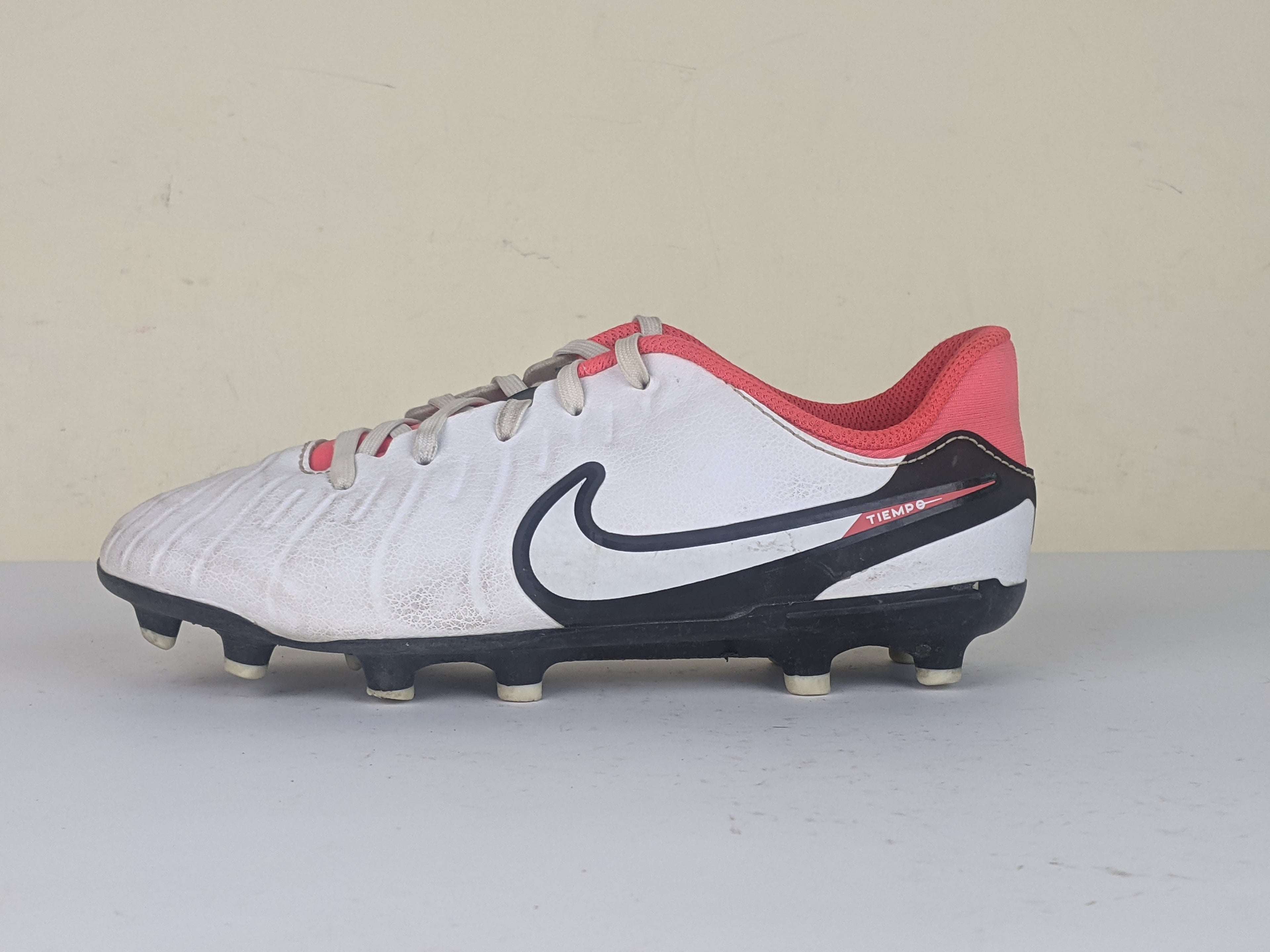 Nike Tiempo Legend 10 Academy MG Ready - White/Black/Bright Crimson Kids