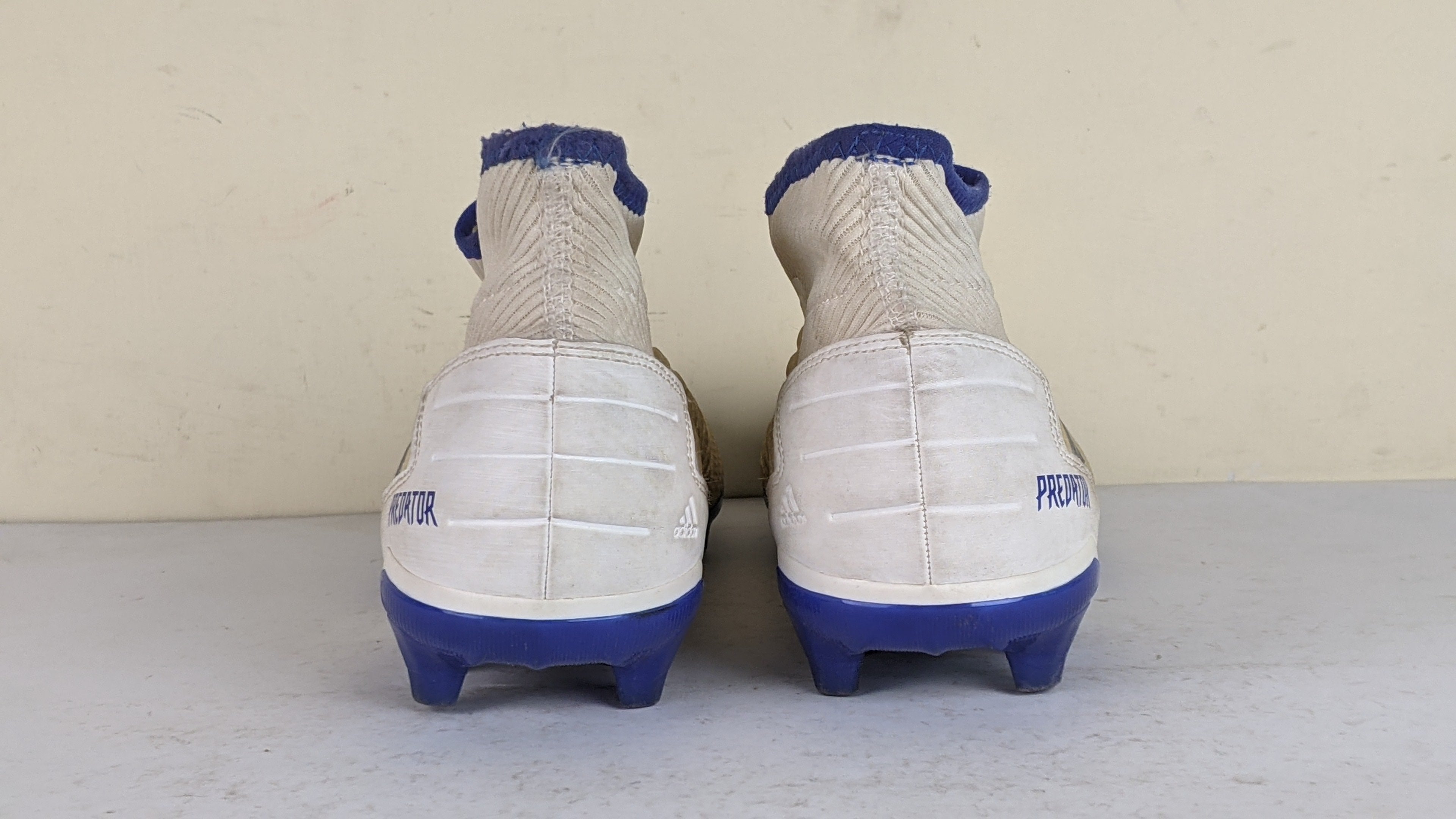 adidas Predator 19.3 FG/AG Laceless Virtuso - Footwear White/Silver Metallic/Bold Blue