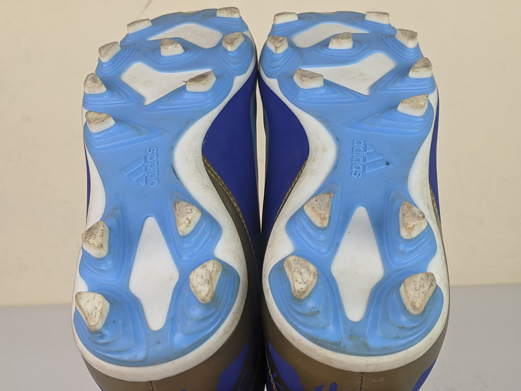 adidas X Crazyfast Messi Club FxG Spark Gen10s - Lucid Blue/Blue Burst/Footwear White Kids