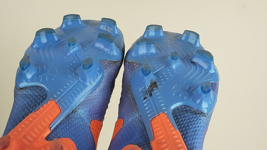 PUMA Future Ultimate FG/AG Supercharge - Blue Glimmer/PUMA White/Ultra Orange