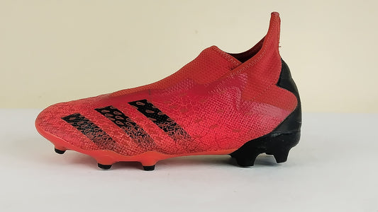 adidas Predator Freak .3 Laceless FG Meteorite - Red/Core Black/Solar Red