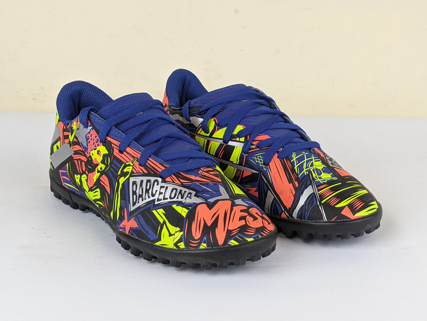 adidas Nemeziz Messi 19.4 TF The Journey - Team Royal Blue/Silver Metallic/Solar Yellow Kids