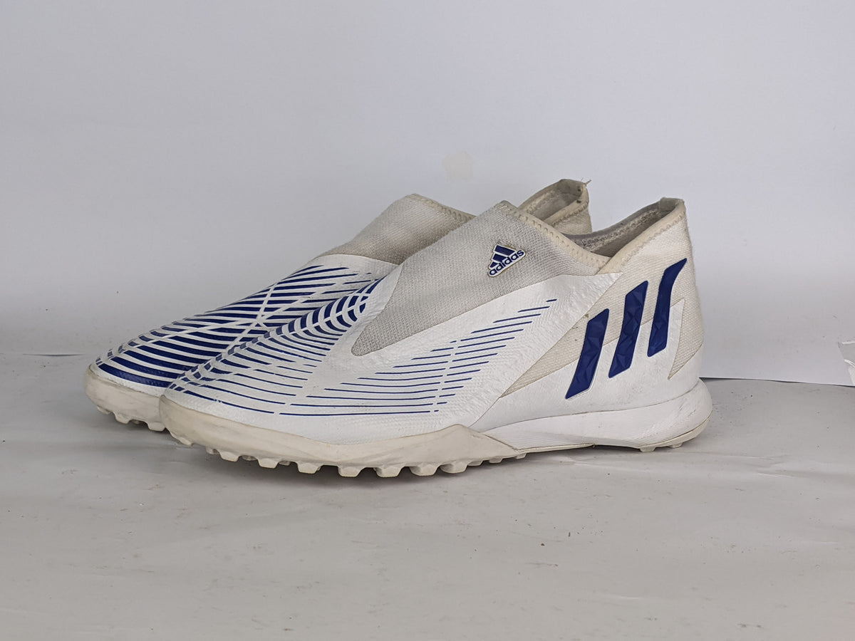 adidas Predator Edge .3 Laceless TF Diamond Edge - Footwear White/Hi-Res Blue