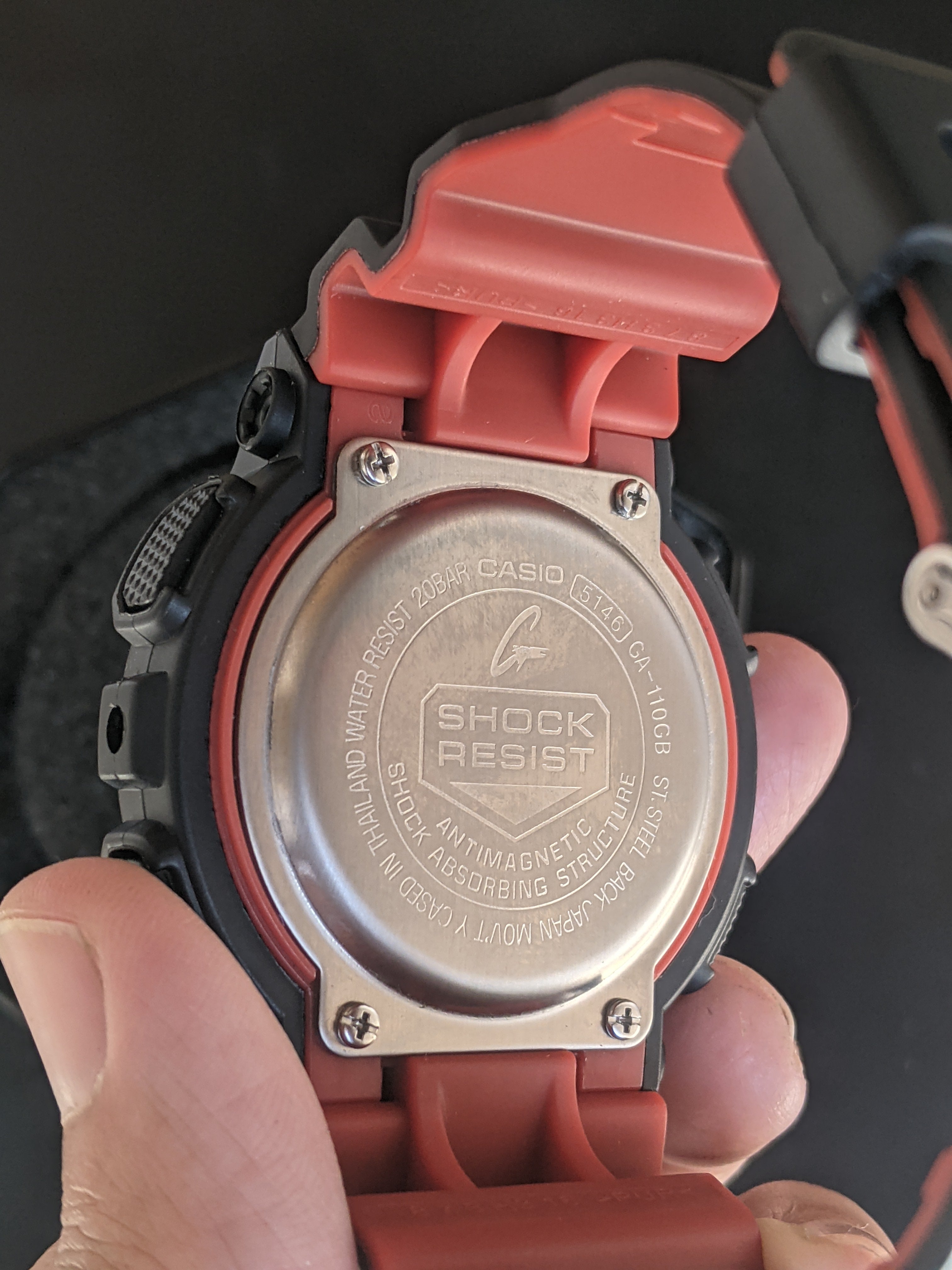 G-Shock GA-110HR-1A 'Black/Red' (Brand New)