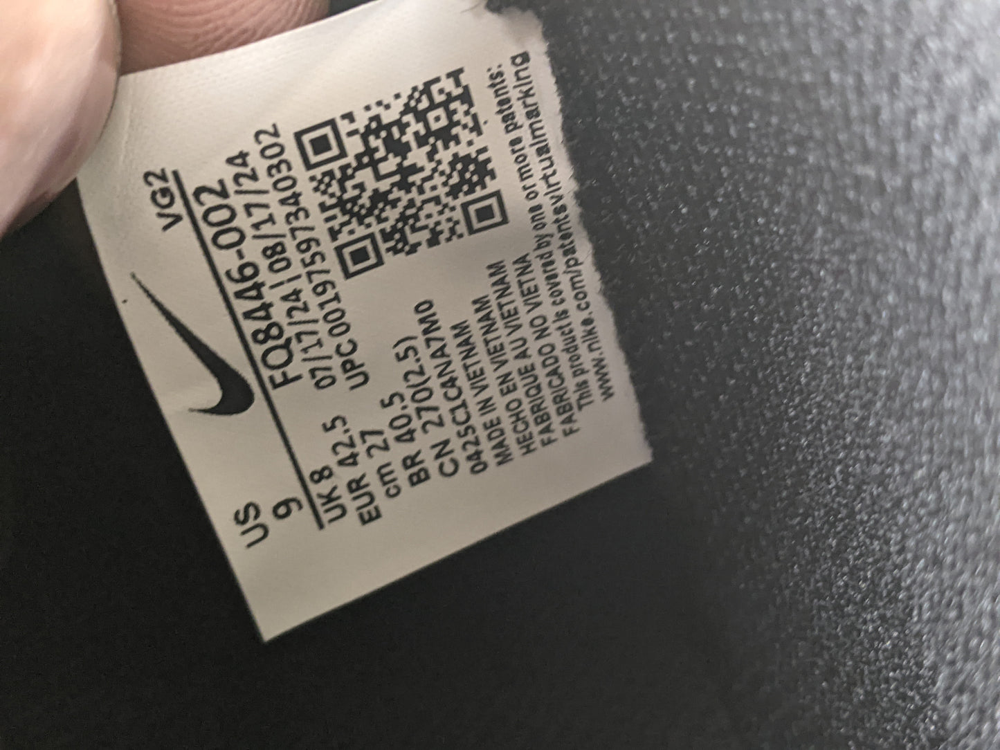 Nike Mercurial Vapor 16 Club TF Shadow - Black/Deep Jungle (Brand New)