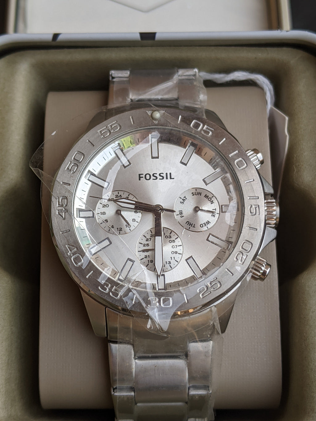 Fossil Bannon Multifunction Stainless Steel Watch - BQ2490