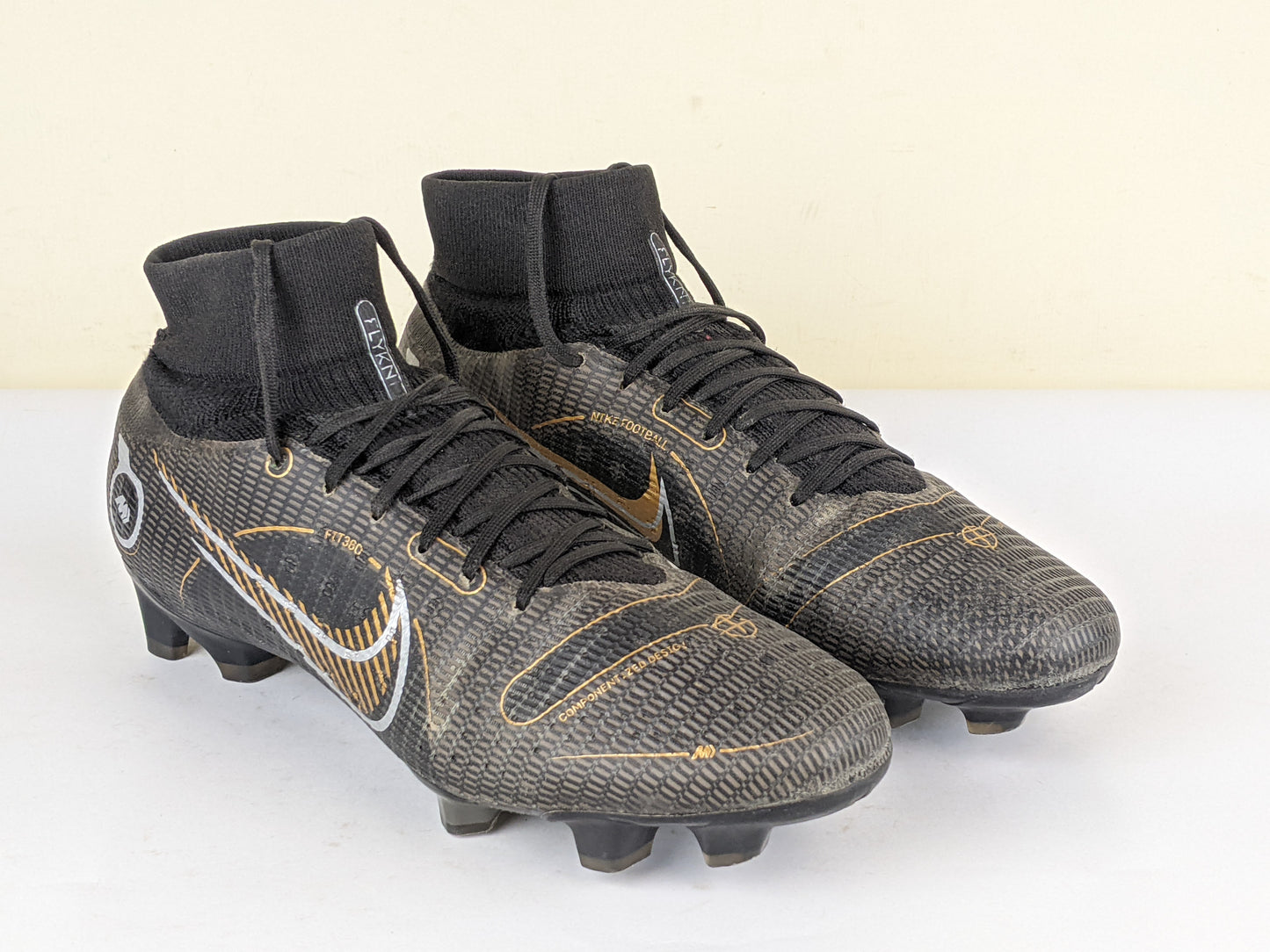 Nike Mercurial Superfly 8 Pro FG Shadow - Black/Metallic Gold/Metallic Silver