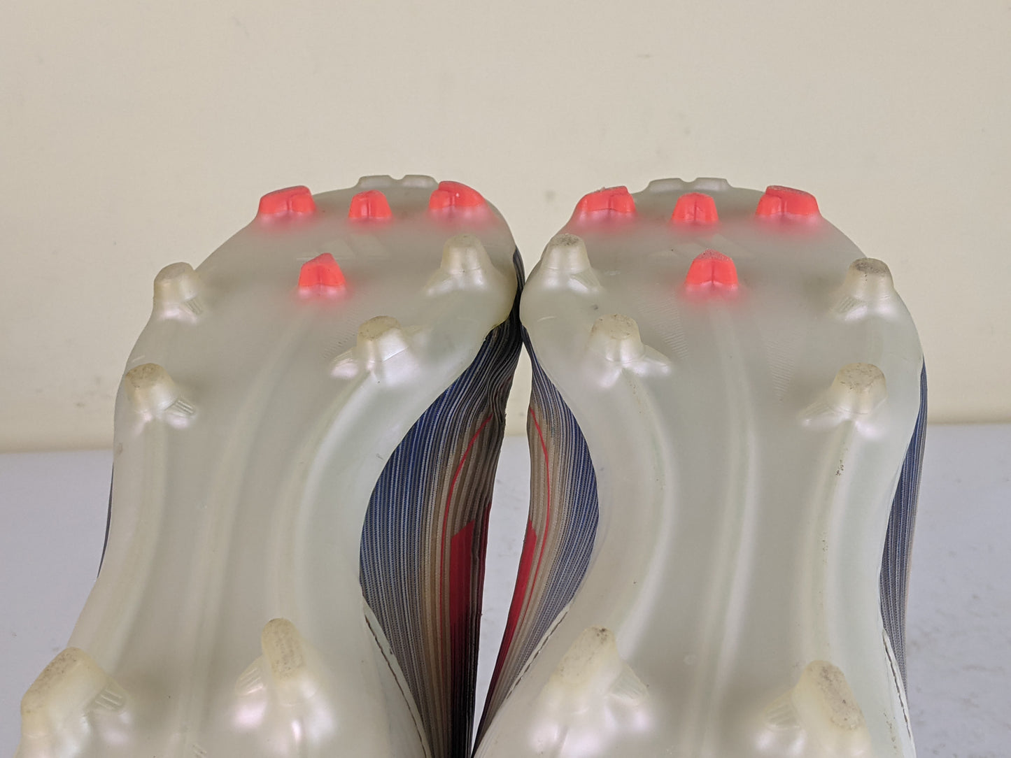 adidas F50 League FG/AG Advancement - Footwear White/Solar Red/Lucid Blue