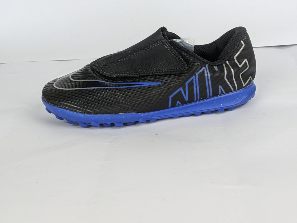 Nike Mercurial Vapor 15 Club Velcro TF Shadow - Black/Chrome/Hyper Royal Kids