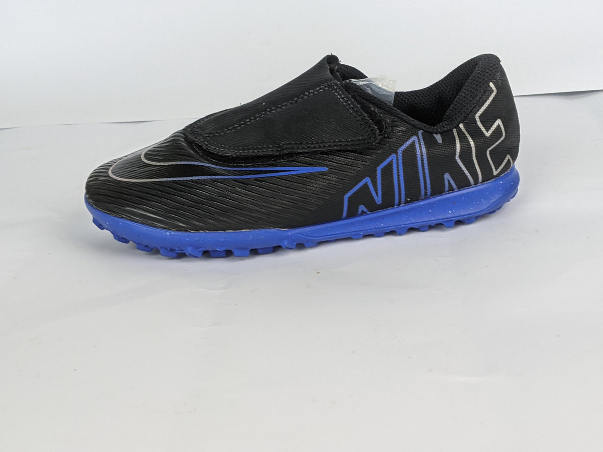 Nike Mercurial Vapor 15 Club Velcro TF Shadow - Black/Chrome/Hyper Royal Kids
