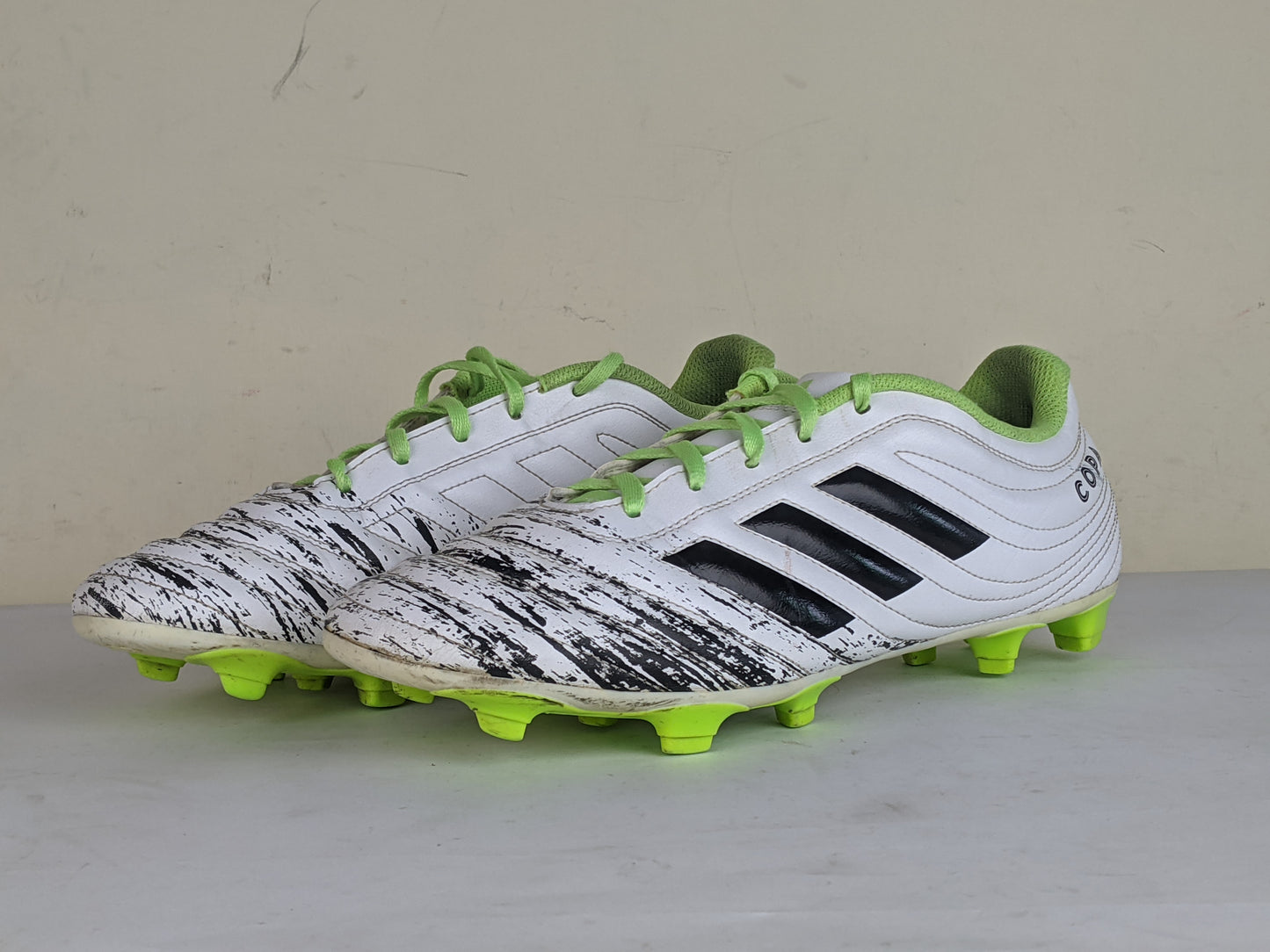 adidas Copa 20.4 FG/AG Uniforia - Footwear White/Core Black/Signal Green