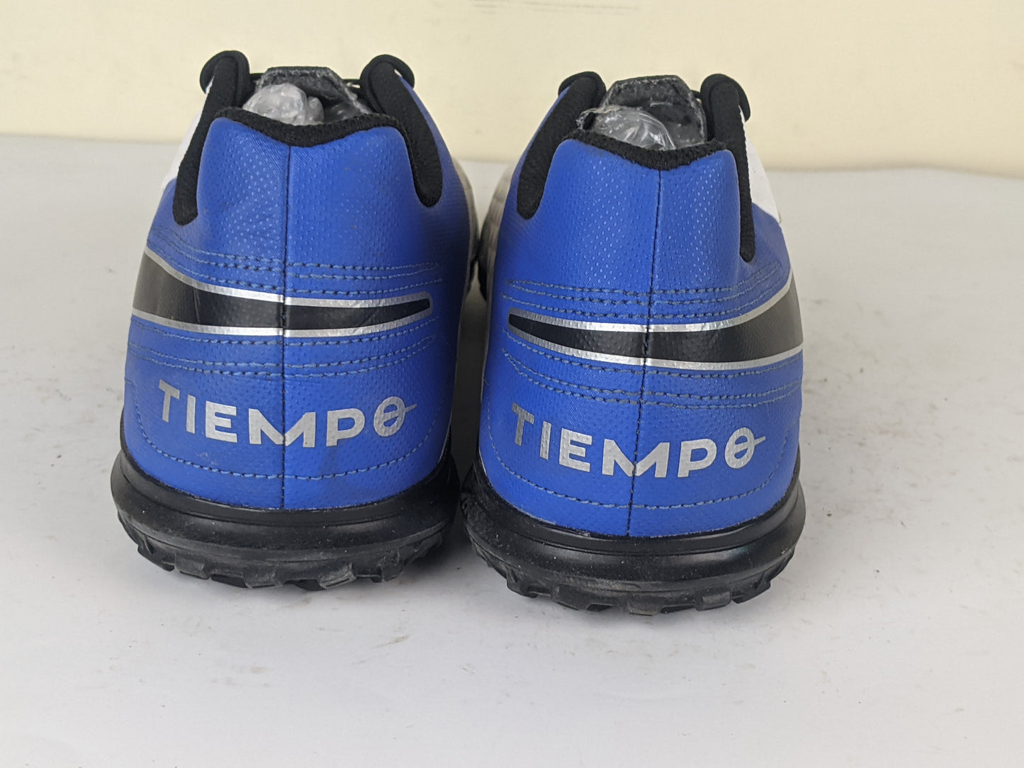 Nike Tiempo Legend 8 Club TF Daybreak - White/Black/Hyper Royal/Metallic Silver