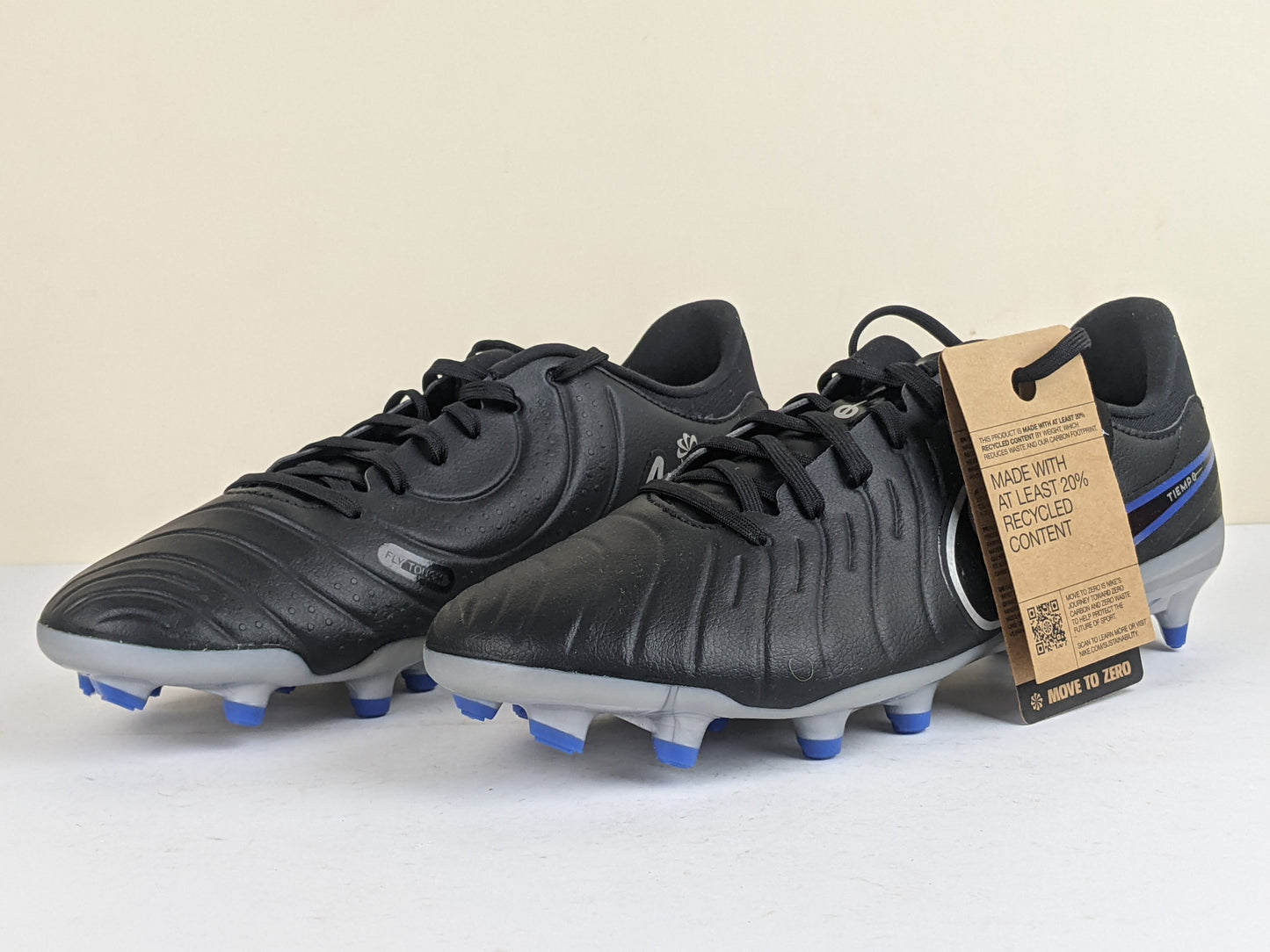 Nike Tiempo Legend 10 Academy MG Shadow - Black/Chrome/Hyper Royal (Brand New)