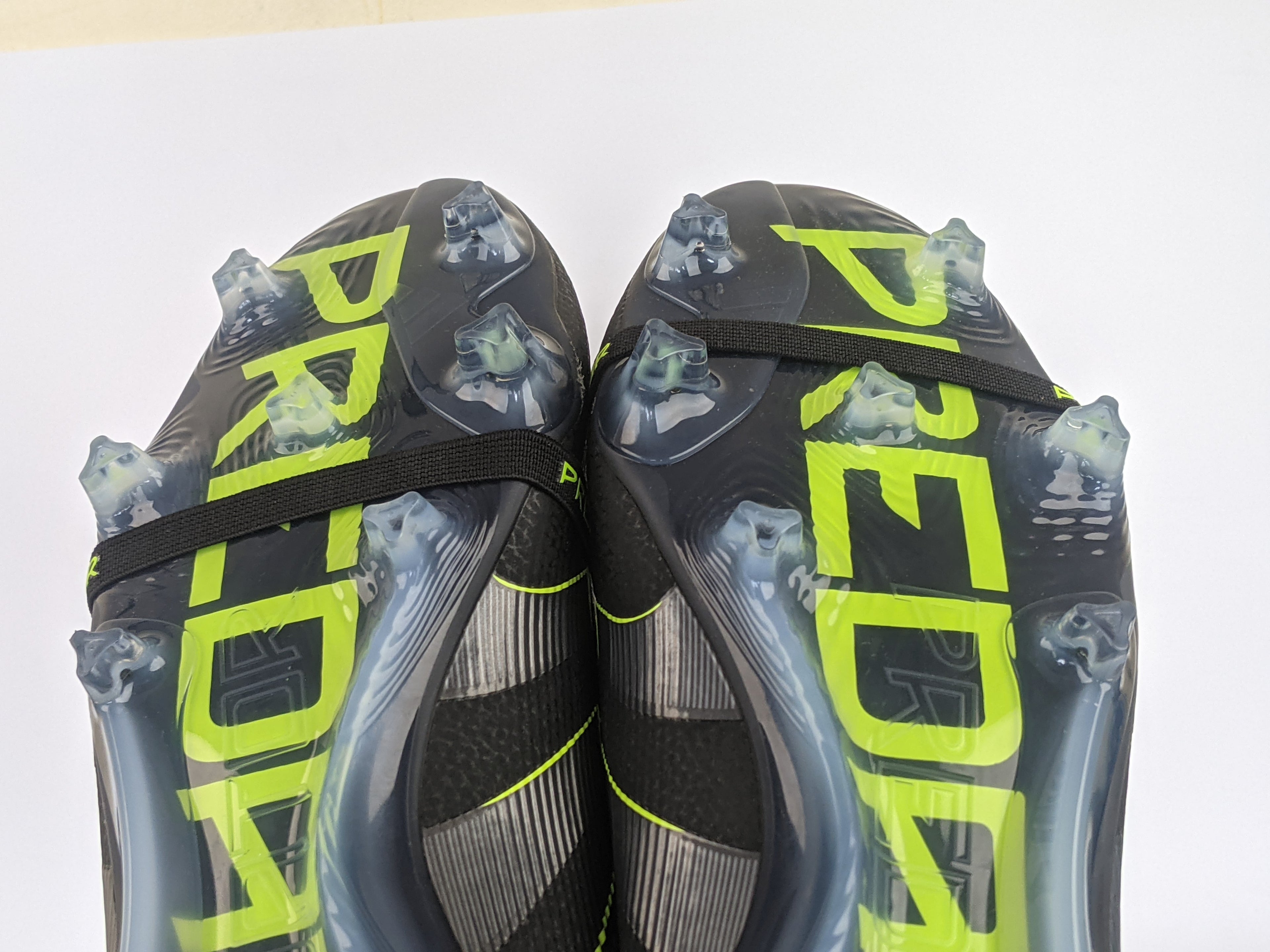 adidas Predator Elite Fold-over Tongue FG Electric Stealth - Core Black/Carbon/Lucid Lemon (Brand New)