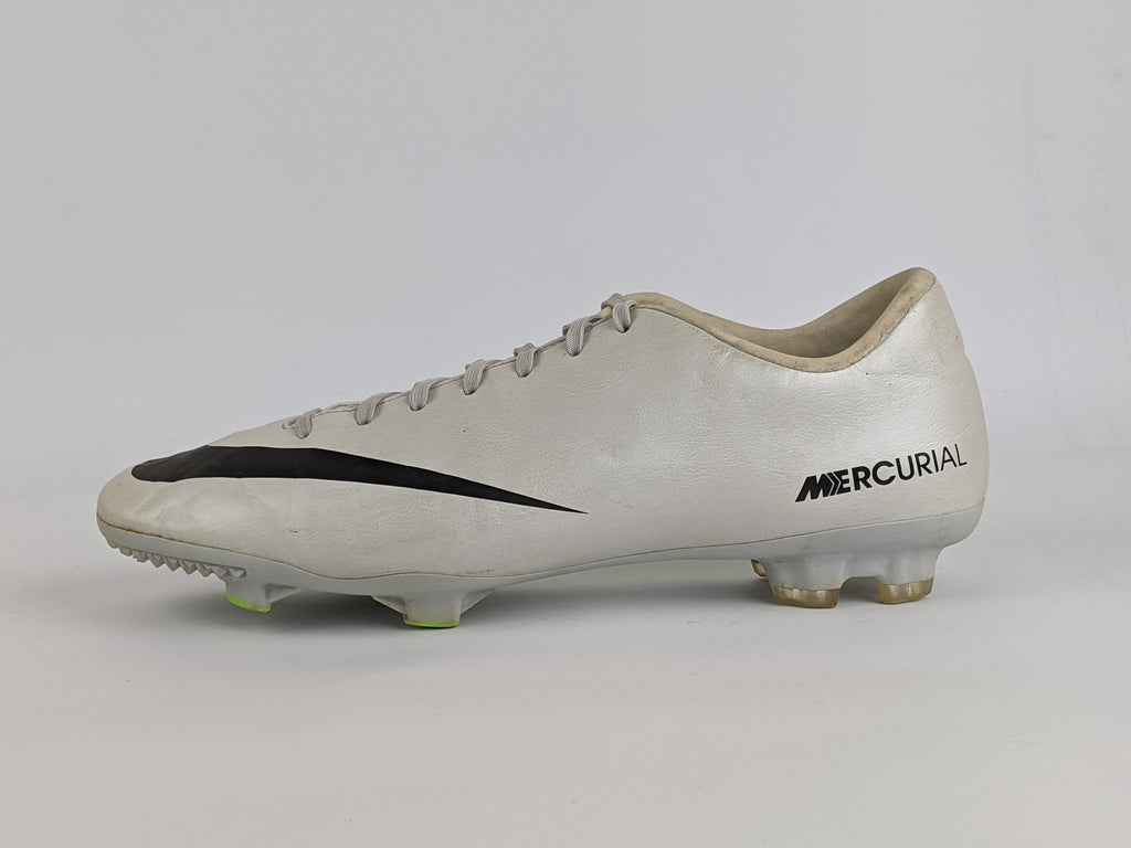 Nike Mercurial Victory IV FG Metallic Platinum/Black-Electric Green