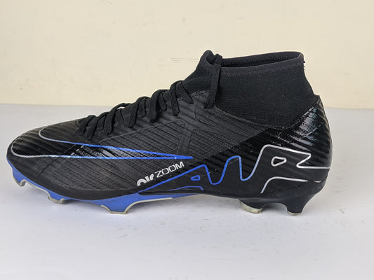 Nike Air Zoom Mercurial Superfly 9 Academy MG Shadow - Black/Chrome/Hyper Royal