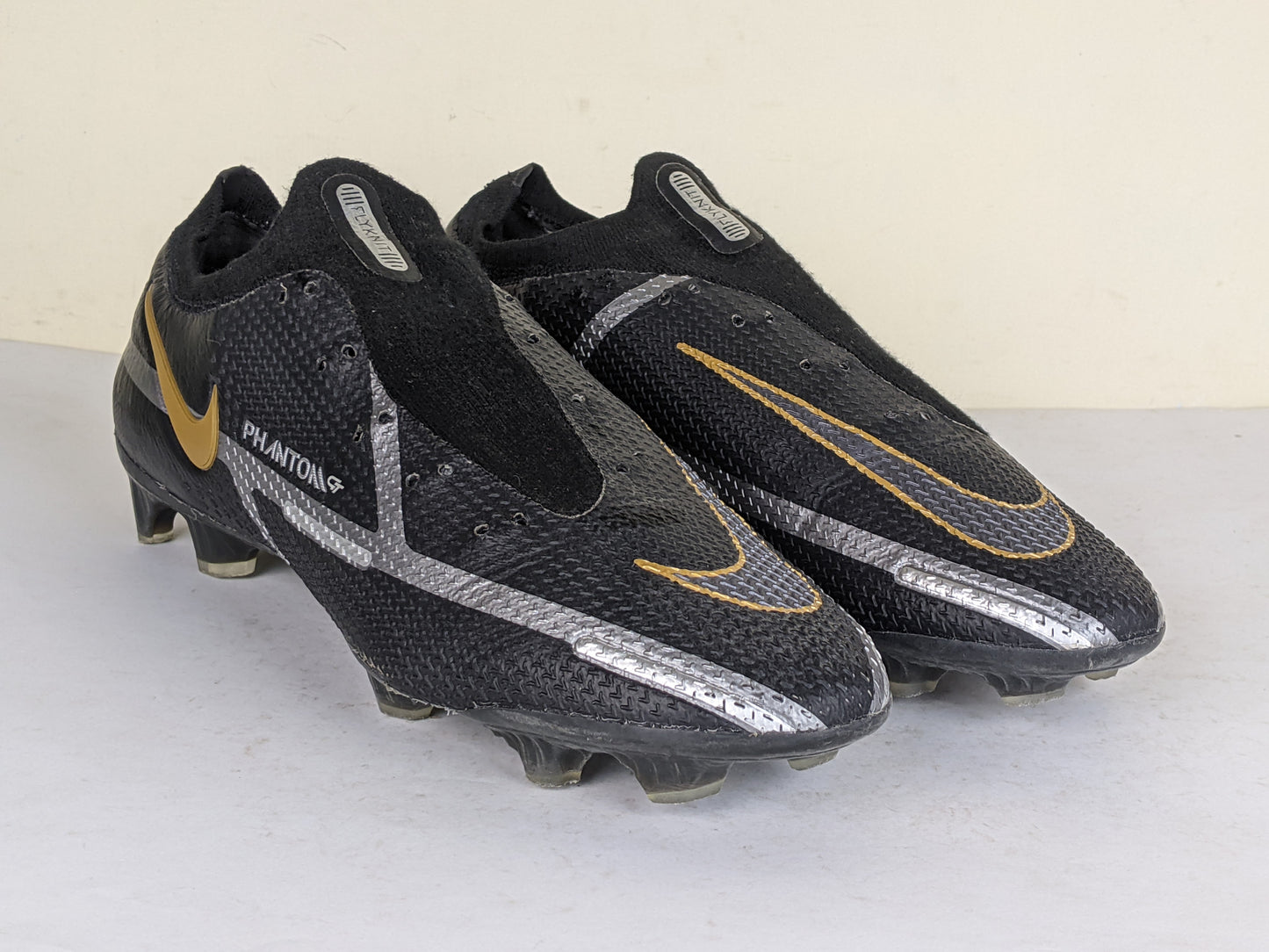 Nike Phantom GT 2 Elite FG Shadow - Black/Metallic Dark Grey/Metallic Gold
