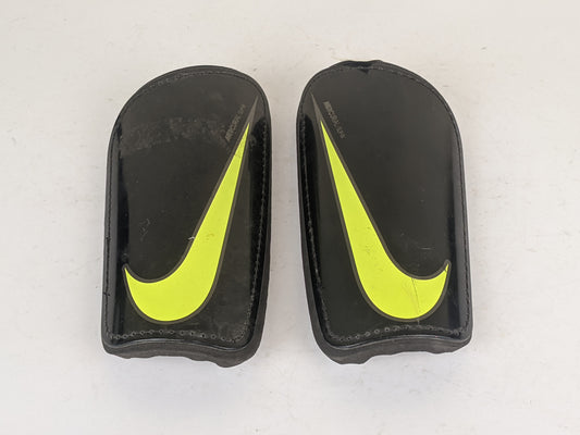 Nike Mercurial Slip-in Shin Guards 'Black/Volt