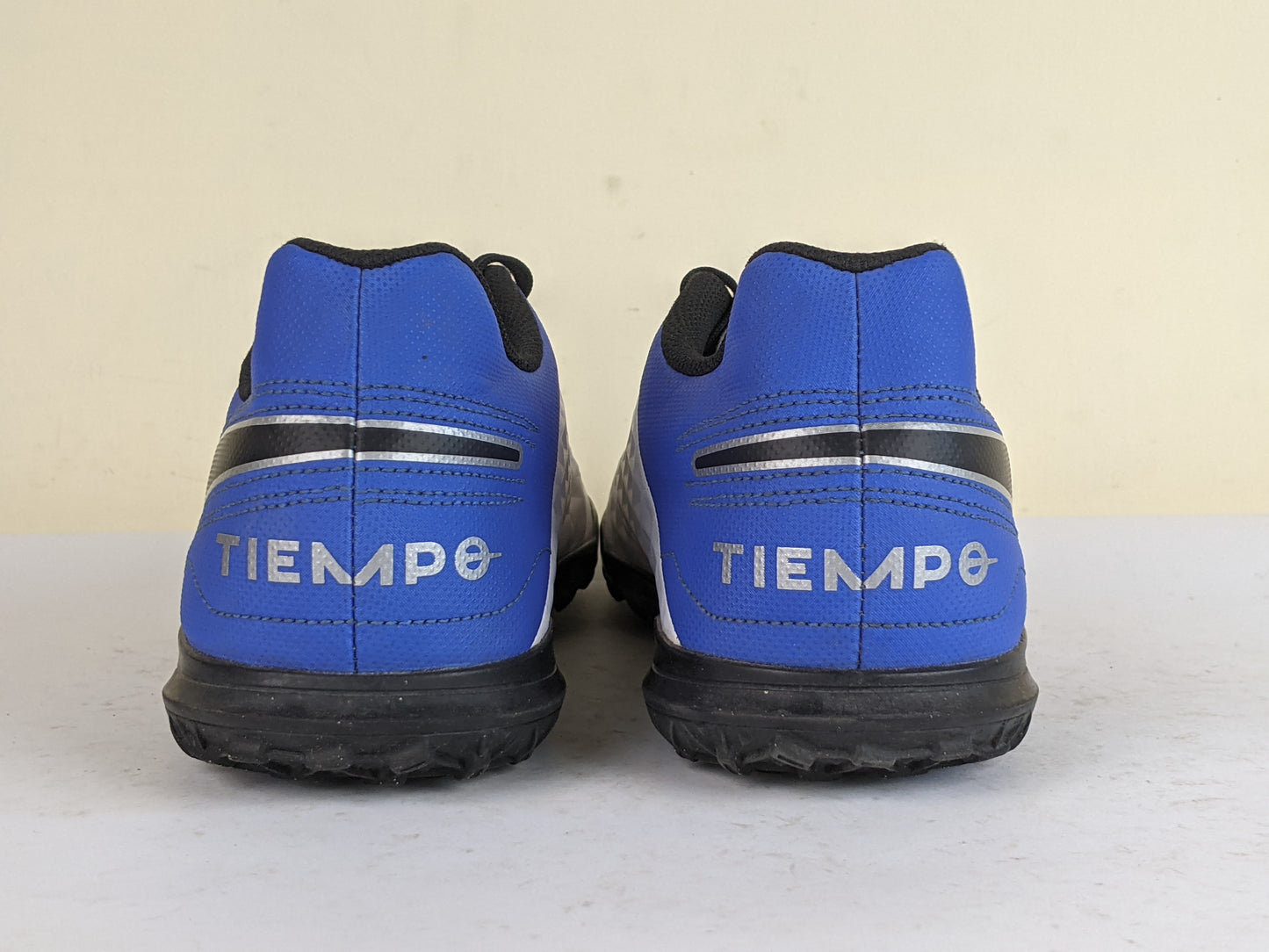 Nike Tiempo Legend 8 Club TF Daybreak - White/Black/Hyper Royal/Metallic Silver