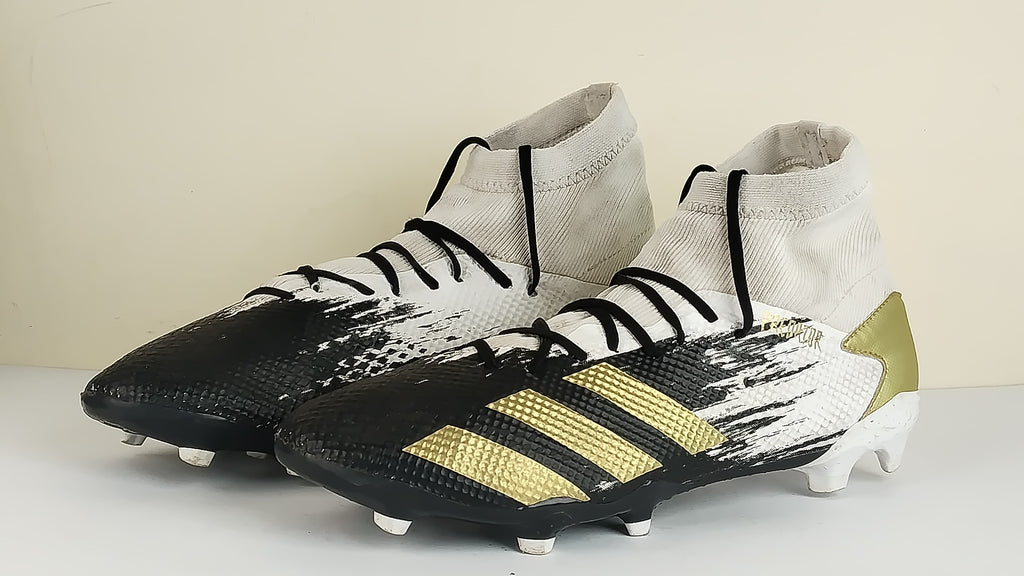 adidas Predator 20.3 FG/AG Inflight - Footwear White/Gold Metallic/Core Black(Slightly Damaged)