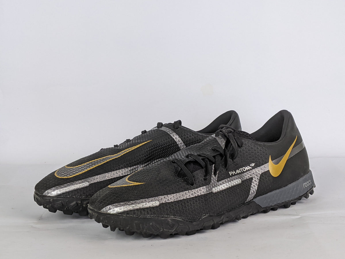Nike Phantom GT 2 Pro TF Shadow - Black/Metallic Dark Grey/Metallic Gold